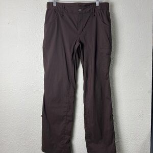 Duluth Trading Convertible Hiking Women's Size 8X 31 inseam Brown Pants